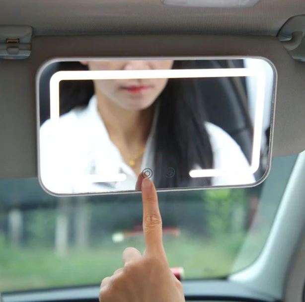 مرآة سيارة باضاءة ليد